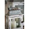 Edge Collections - White - Evelyn Wooden Candle Lantern Decorative Hurricane Lantern Holder - 2 Piece